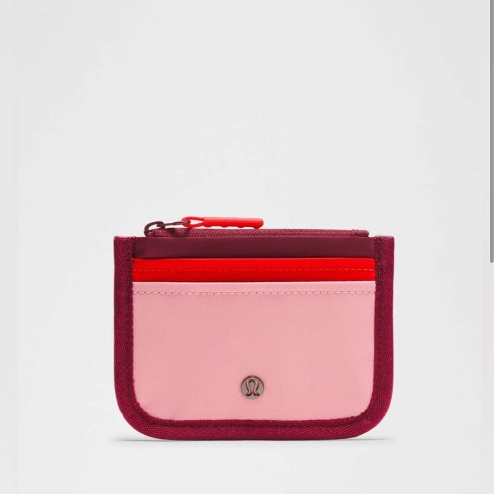 Lululemon Athletica Pink and Red Wallet